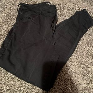 Navy Blue American Eagle Hi-Rise Jeggings